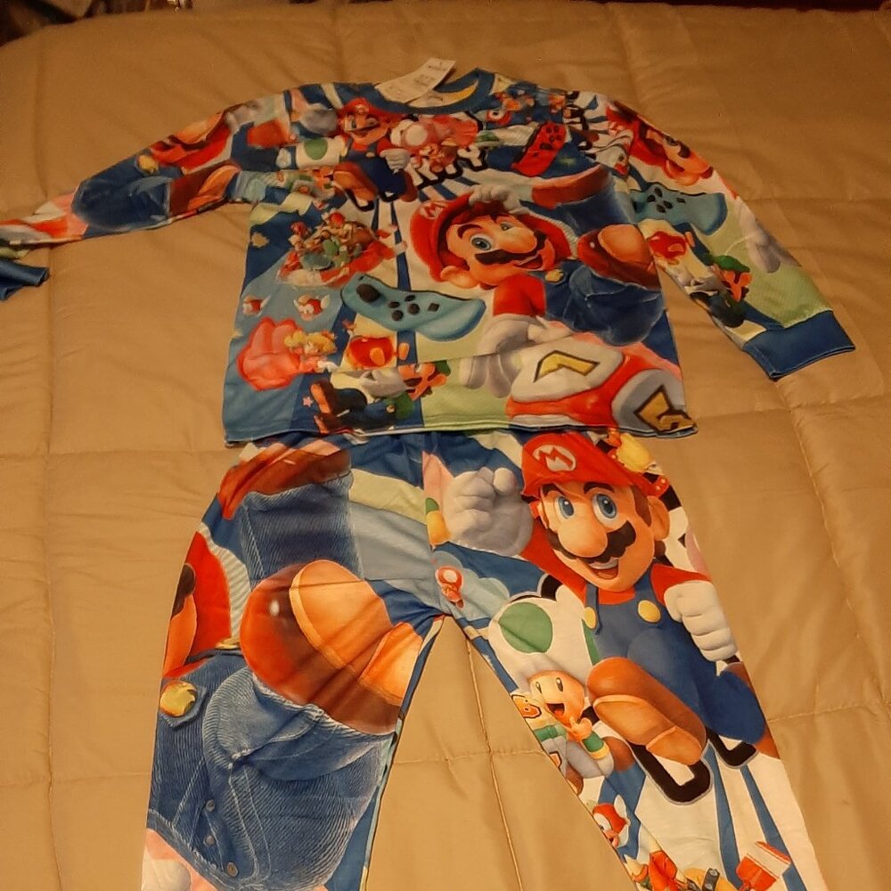 Kids' Super Mario Pajamas, 14-16
